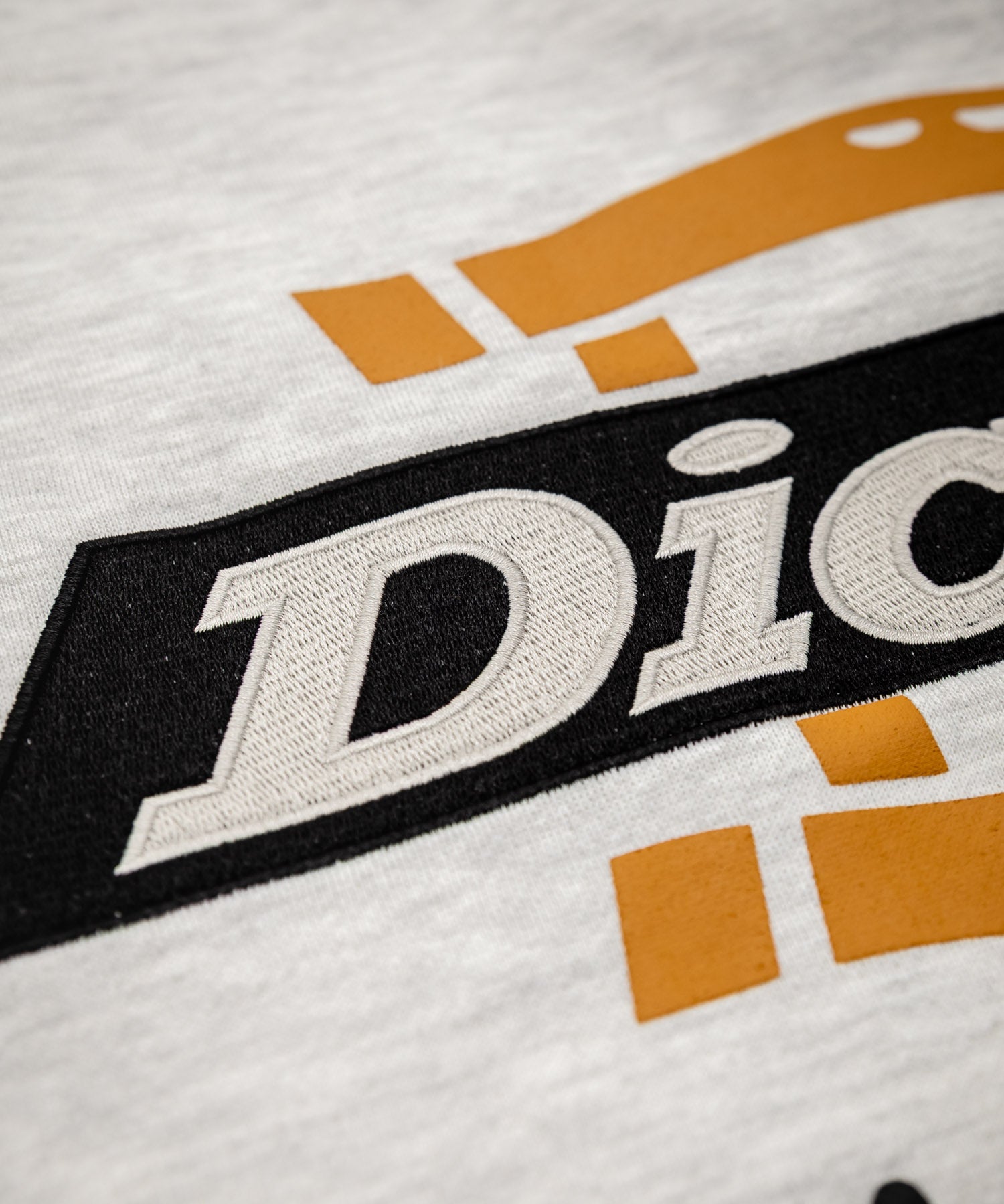 Dickies 裏起毛バックプリント刺繍クルーネック長袖スウェットトレーナー 14886