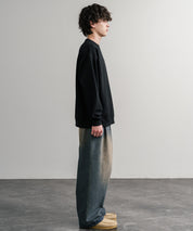 Dickies 裏起毛ワンポイントロゴワッペンクルーネック長袖スウェットトレーナー 14887