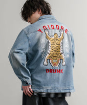 YOIDORE 酔いどれ オーバーサイズチベタン刺繍デニムジャケット 14888