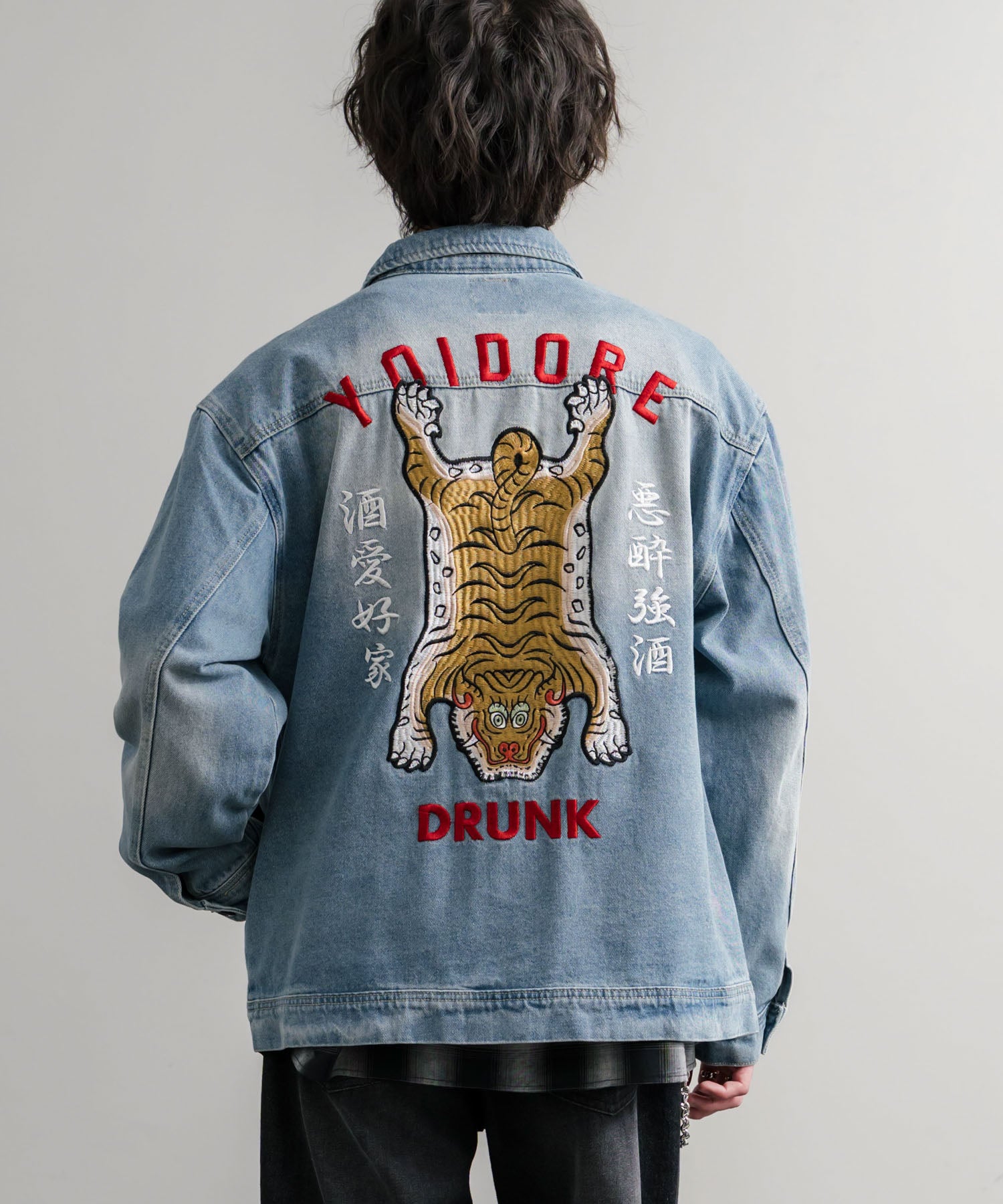 YOIDORE 酔いどれ オーバーサイズチベタン刺繍デニムジャケット 14888