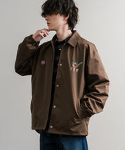 YOIDORE 酔いどれ × 京鼎樓 ジンディンロウ コラボ オーバーサイズ小籠包と酒刺繍コーチジャケット 14889