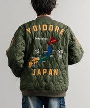 YOIDORE 酔いどれ スーベニア刺繍キルティング2wayリバーシブルジャケット 14890