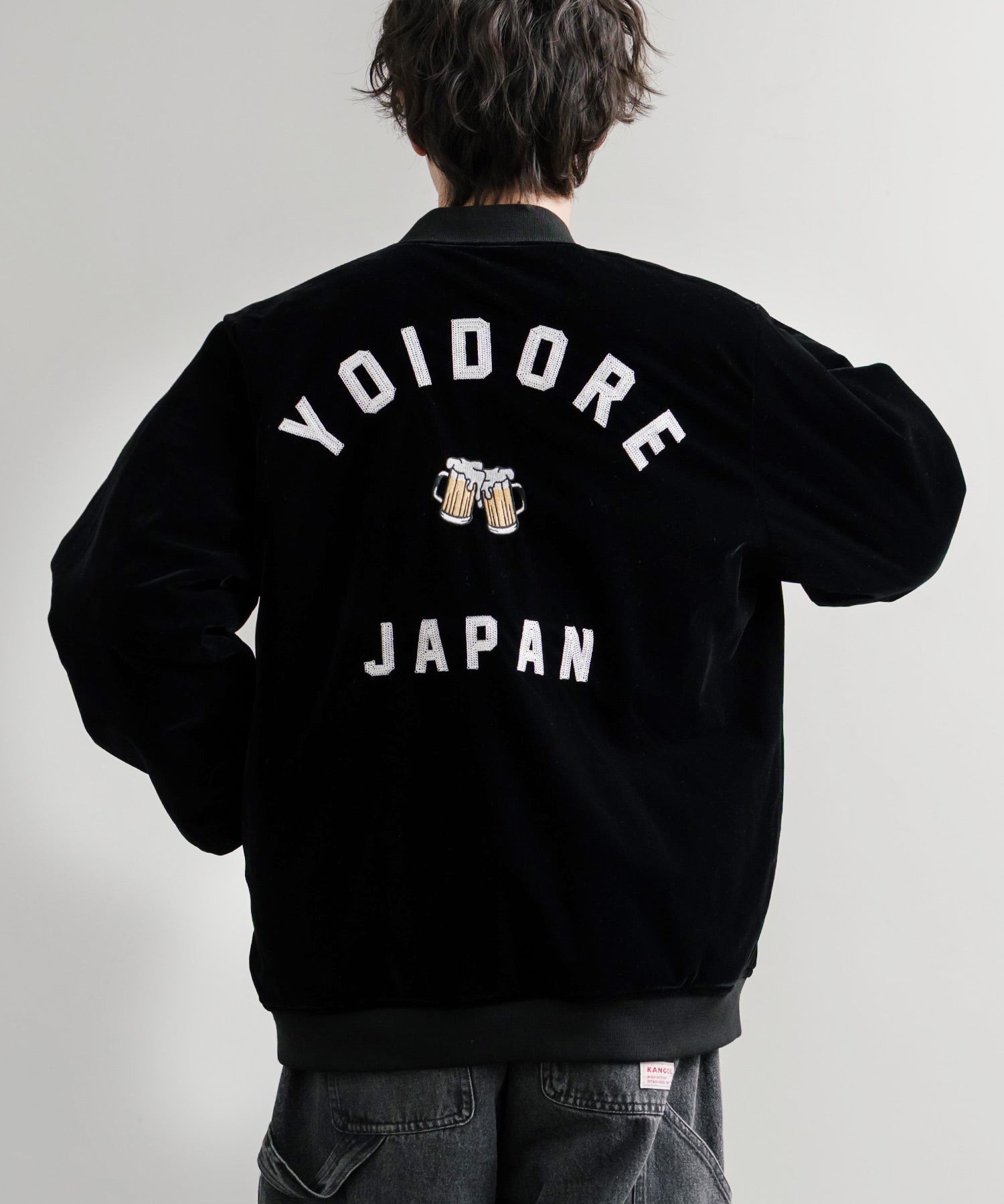 YOIDORE 酔いどれ スーベニア刺繍キルティング2wayリバーシブルジャケット 14890