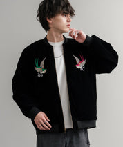 YOIDORE 酔いどれ スーベニア刺繍キルティング2wayリバーシブルジャケット 14890