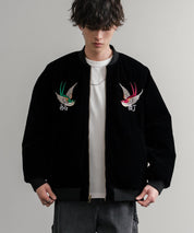 YOIDORE 酔いどれ スーベニア刺繍キルティング2wayリバーシブルジャケット 14890