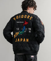 YOIDORE 酔いどれ スーベニア刺繍キルティング2wayリバーシブルジャケット 14890