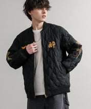 YOIDORE 酔いどれ スーベニア刺繍キルティング2wayリバーシブルジャケット 14890