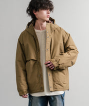 Audience オーディエンス 60/40クロス Sorona Dupont 中綿ロガーマウンテンパーカー/ナイロンフードジャケット AUD7348 14895