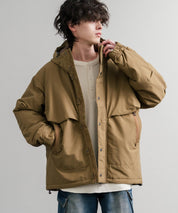 Audience オーディエンス 60/40クロス Sorona Dupont 中綿ロガーマウンテンパーカー/ナイロンフードジャケット AUD7348 14895