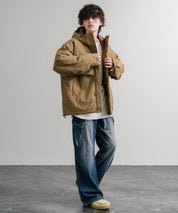 Audience オーディエンス 60/40クロス Sorona Dupont 中綿ロガーマウンテンパーカー/ナイロンフードジャケット AUD7348 14895