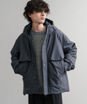 Audience オーディエンス 60/40クロス Sorona Dupont 中綿ロガーマウンテンパーカー/ナイロンフードジャケット AUD7348 14895