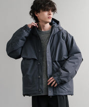 Audience オーディエンス 60/40クロス Sorona Dupont 中綿ロガーマウンテンパーカー/ナイロンフードジャケット AUD7348 14895