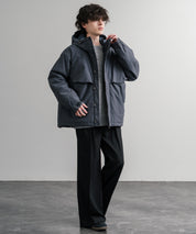 Audience オーディエンス 60/40クロス Sorona Dupont 中綿ロガーマウンテンパーカー/ナイロンフードジャケット AUD7348 14895