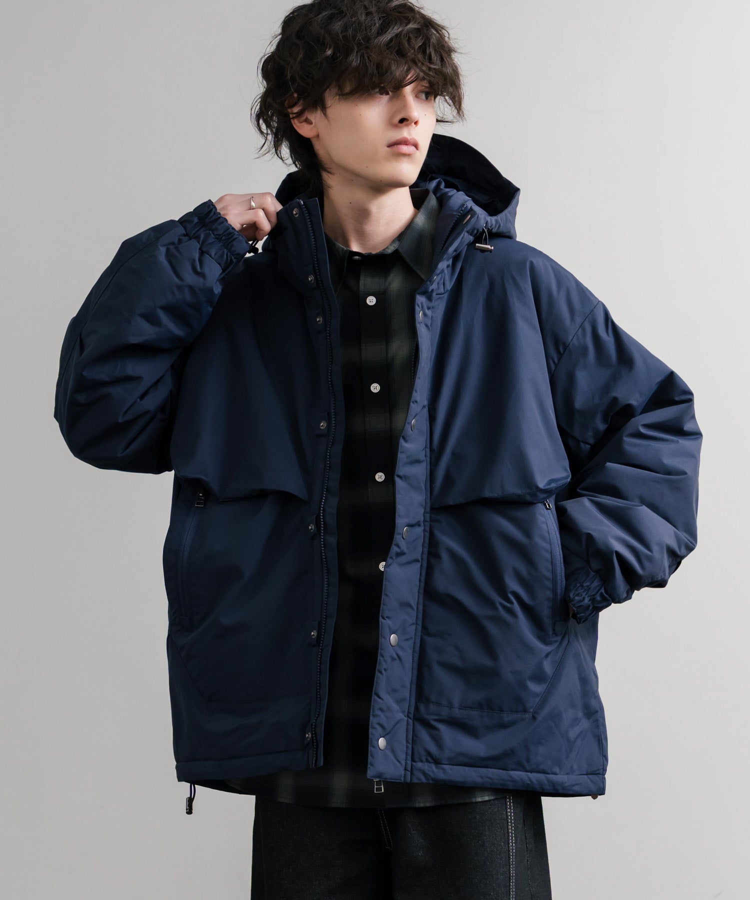 ナイロンフードジャケット AUD7348 14895