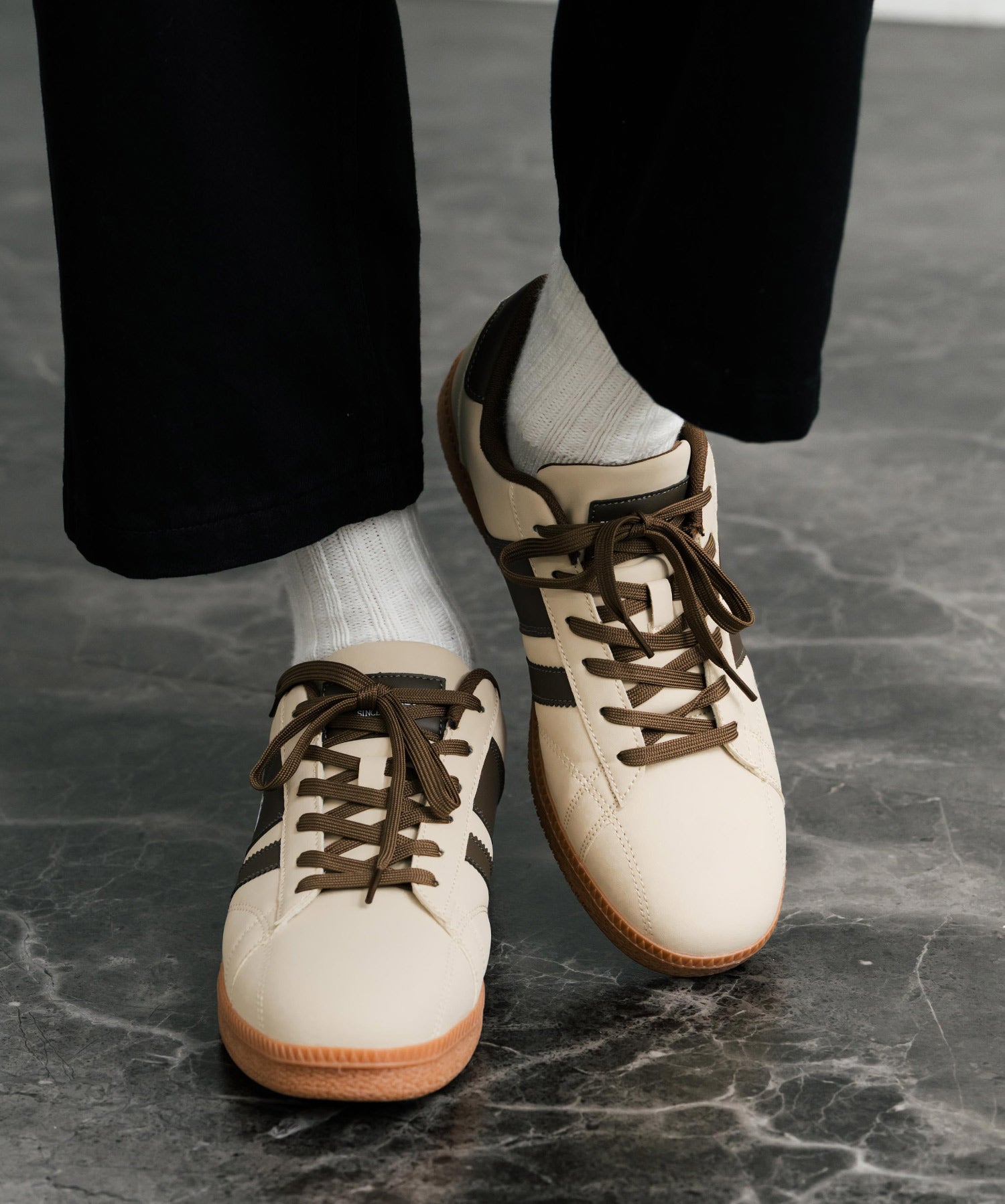 U.S.POLO ASSN. ユーエスポロアッスン ワンポイントロゴ厚底クラシックローカットスニーカー 14932