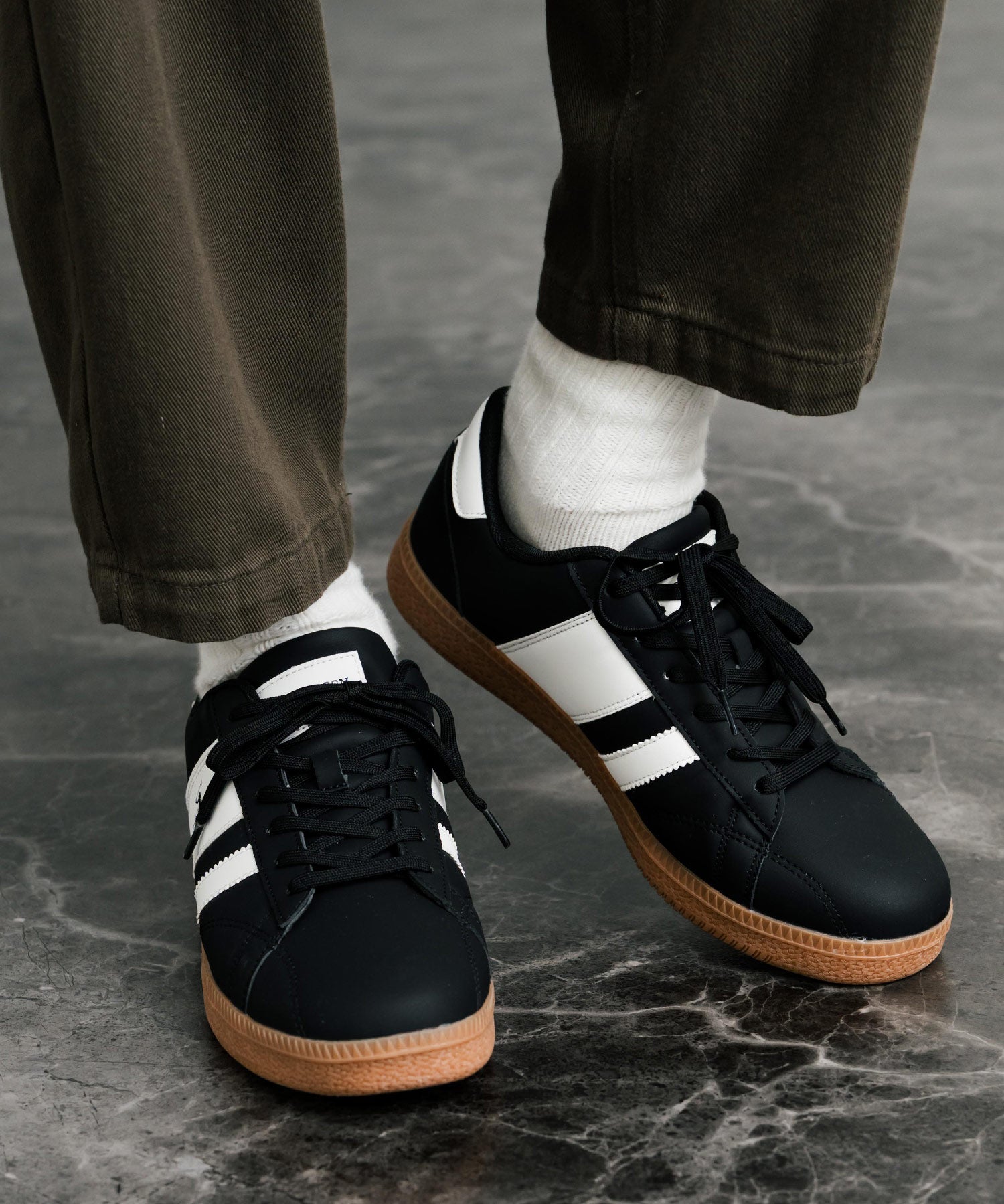 U.S.POLO ASSN. ユーエスポロアッスン ワンポイントロゴ厚底クラシックローカットスニーカー 14932