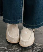 U.S.POLO ASSN. ユーエスポロアッスン ボアライニングスライド スリッポン/ワンポイントロゴモカシンシューズ 14933