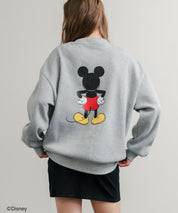 Disney ディズニー MICKEY MOUSE オーバーサイズ ミッキーマウスプリント裏起毛スウェットトレーナー	14939