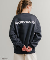 Disney ディズニー MICKEY MOUSE オーバーサイズ ミッキーマウスプリント裏起毛スウェットトレーナー	14939