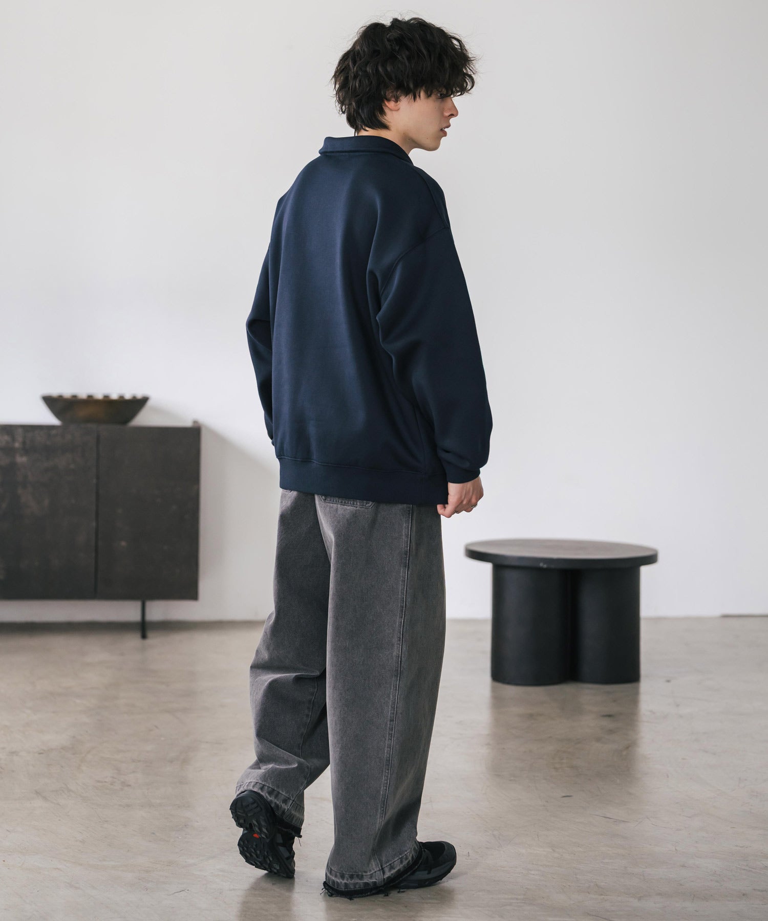 UMBRO アンブロ 別注コラボ オーバーサイズ裏起毛ワンポイントロゴ刺繍