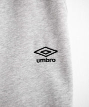 UMBRO 別注コラボ裏起毛ワンポイントロゴ刺繍イージーワイドストレートスウェットパンツ 14944