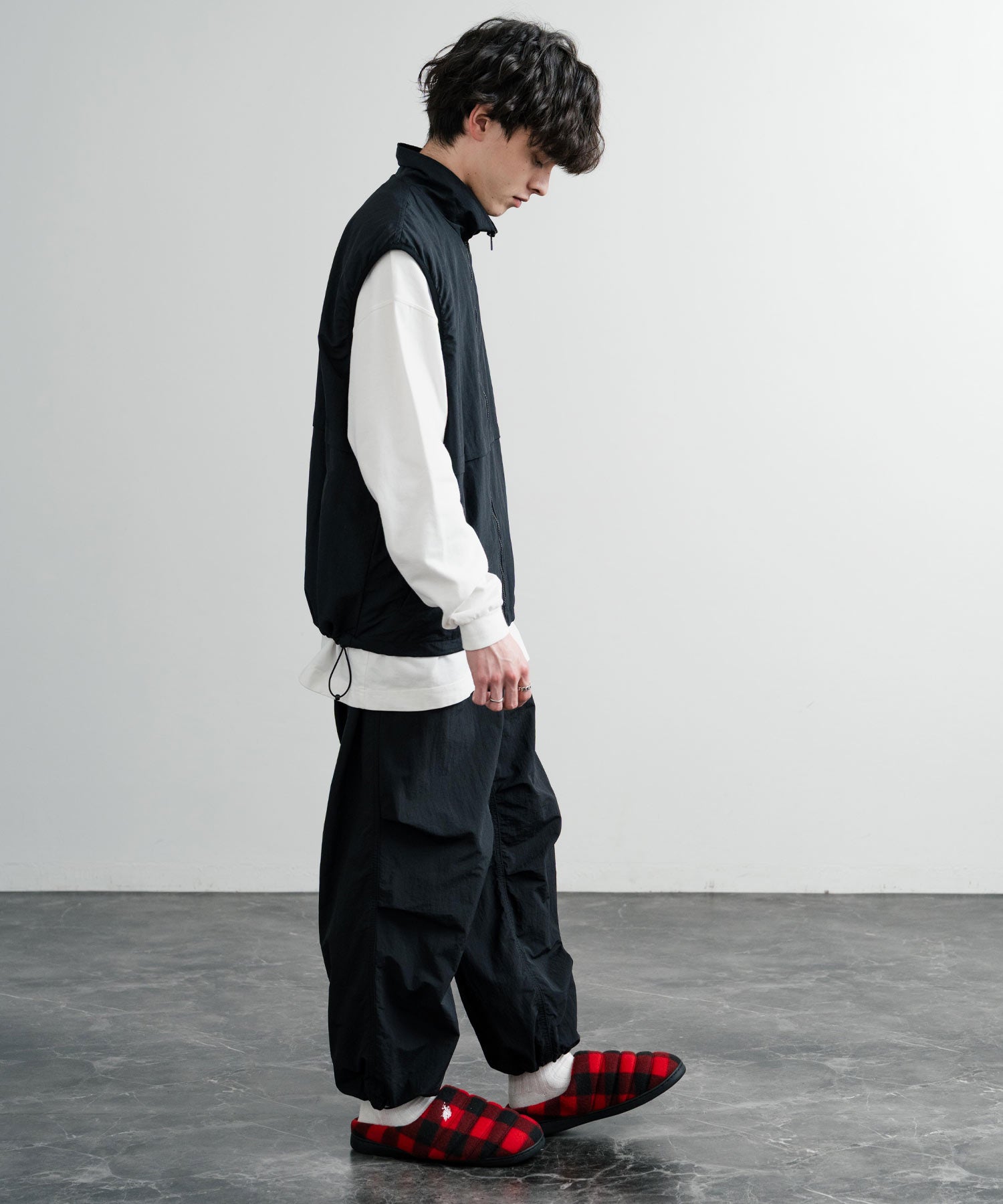 U.S. POLO ASSN. ユーエスポロアッスン ワンポイントロゴ無地/チェック/ストライプモックシューズ 14948