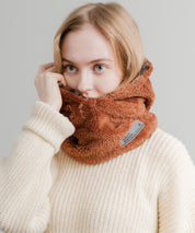 KRIFF MAYER クリフメイヤー ニンジャりん2WAYリバーシブルフード型ネックウォーマー ボアフードウォーマー J2527845 14965