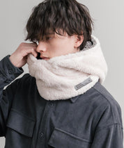 KRIFF MAYER クリフメイヤー ニンジャりん2WAYリバーシブルフード型ネックウォーマー ボアフードウォーマー J2527845 14965