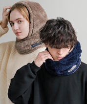 KRIFF MAYER クリフメイヤー ニンジャりん2WAYリバーシブルフード型ネックウォーマー ボアフードウォーマー J2527845 14965