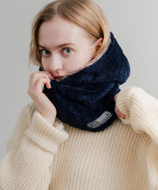 KRIFF MAYER クリフメイヤー ニンジャりん2WAYリバーシブルフード型ネックウォーマー ボアフードウォーマー J2527845 14965