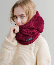 KRIFF MAYER クリフメイヤー ニンジャりん2WAYリバーシブルフード型ネックウォーマー ボアフードウォーマー J2527845 14965