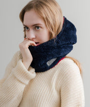 KRIFF MAYER クリフメイヤー ニンジャりん2WAYリバーシブルフード型ネックウォーマー ボアフードウォーマー J2527845 14965