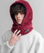 KRIFF MAYER クリフメイヤー ニンジャりん2WAYリバーシブルフード型ネックウォーマー ボアフードウォーマー J2527845 14965