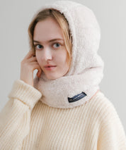 KRIFF MAYER クリフメイヤー ニンジャりん2WAYリバーシブルフード型ネックウォーマー ボアフードウォーマー J2527845 14965