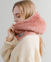 KRIFF MAYER クリフメイヤー ニンジャりん2WAYリバーシブルフード型ネックウォーマー ボアフードウォーマー J2527845 14965