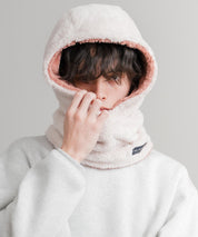 KRIFF MAYER クリフメイヤー ニンジャりん2WAYリバーシブルフード型ネックウォーマー ボアフードウォーマー J2527845 14965