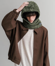 KRIFF MAYER クリフメイヤー ニンジャりん2WAYリバーシブルフード型ネックウォーマー ボアフードウォーマー J2527845 14965