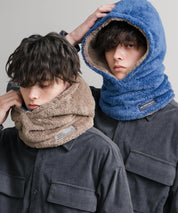 KRIFF MAYER クリフメイヤー ニンジャりん2WAYリバーシブルフード型ネックウォーマー ボアフードウォーマー J2527845 14965