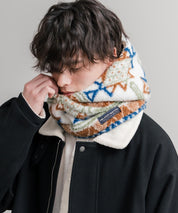 KRIFF MAYER クリフメイヤー ニンジャりん2WAYリバーシブルフード型ネックウォーマー ボアフードウォーマー J2527845 14965