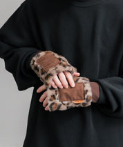 KRIFF MAYER クリフメイヤー デミグラブハンドウォーマー/フィンガーレスボア手袋 2527806 14966