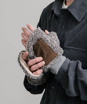 KRIFF MAYER クリフメイヤー デミグラブハンドウォーマー/フィンガーレスボア手袋 2527806 14966