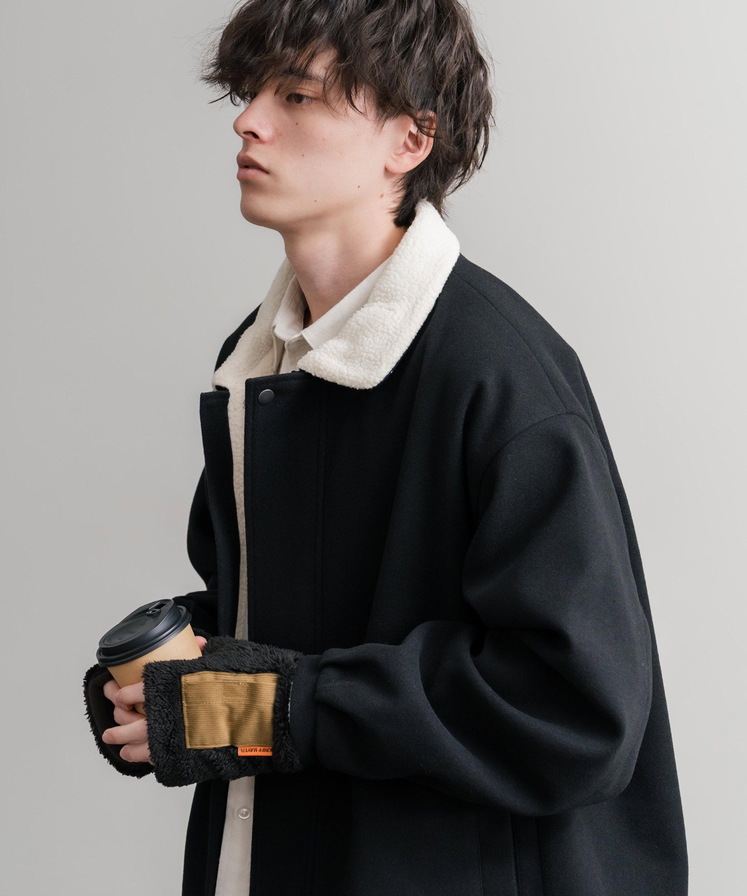 KRIFF MAYER クリフメイヤー デミグラブハンドウォーマー/フィンガーレスボア手袋 2527806 14966