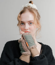 KRIFF MAYER クリフメイヤー デミグラブハンドウォーマー/フィンガーレスボア手袋 2527806 14966