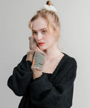 KRIFF MAYER クリフメイヤー デミグラブハンドウォーマー/フィンガーレスボア手袋 2527806 14966