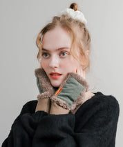 KRIFF MAYER クリフメイヤー デミグラブハンドウォーマー/フィンガーレスボア手袋 2527806 14966