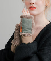 KRIFF MAYER クリフメイヤー デミグラブハンドウォーマー/フィンガーレスボア手袋 2527806 14966