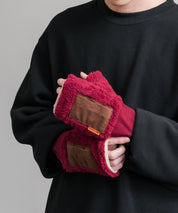 KRIFF MAYER クリフメイヤー デミグラブハンドウォーマー/フィンガーレスボア手袋 2527806 14966