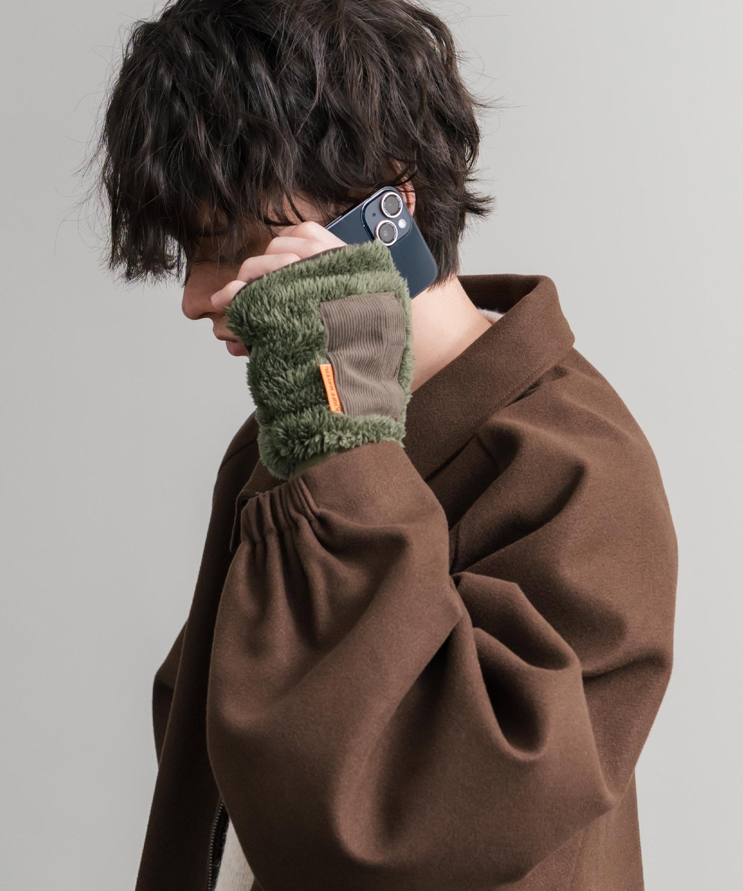 KRIFF MAYER クリフメイヤー デミグラブハンドウォーマー/フィンガーレスボア手袋 2527806 14966