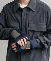 KRIFF MAYER クリフメイヤー デミグラブハンドウォーマー/フィンガーレスボア手袋 2527806 14966