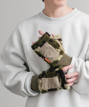 KRIFF MAYER クリフメイヤー デミグラブハンドウォーマー/フィンガーレスボア手袋 2527806 14966